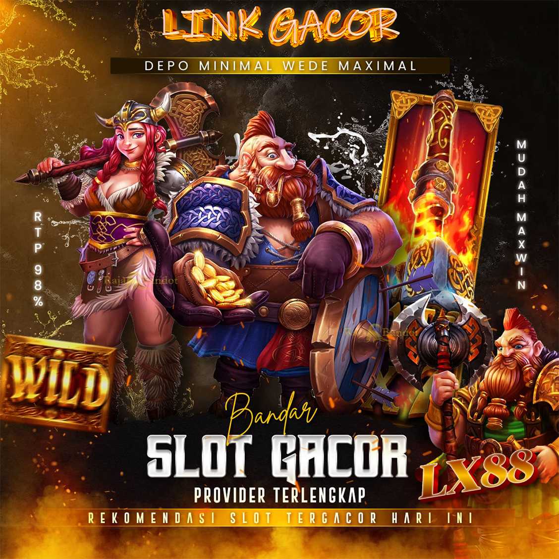 LX88 : Cuma Disini Main Tanpa Beban Modal Ceban Jadi Ratusan Ribu image 1